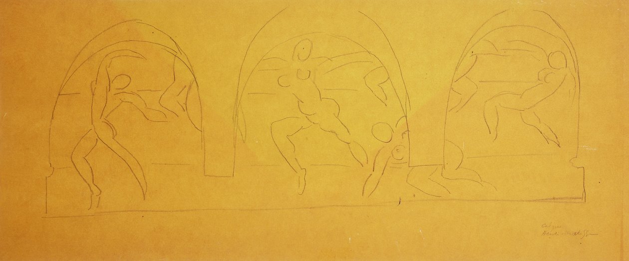 Estudiar para el baile de Henri Matisse