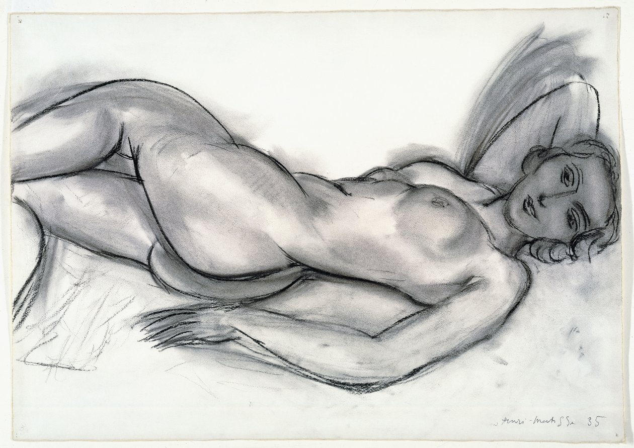 Estudio para desnudo rosa de Henri Matisse