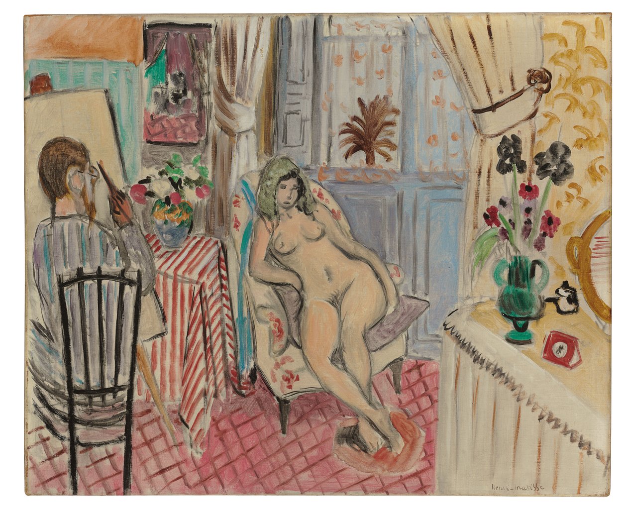 El artista y su modelo de Henri Matisse