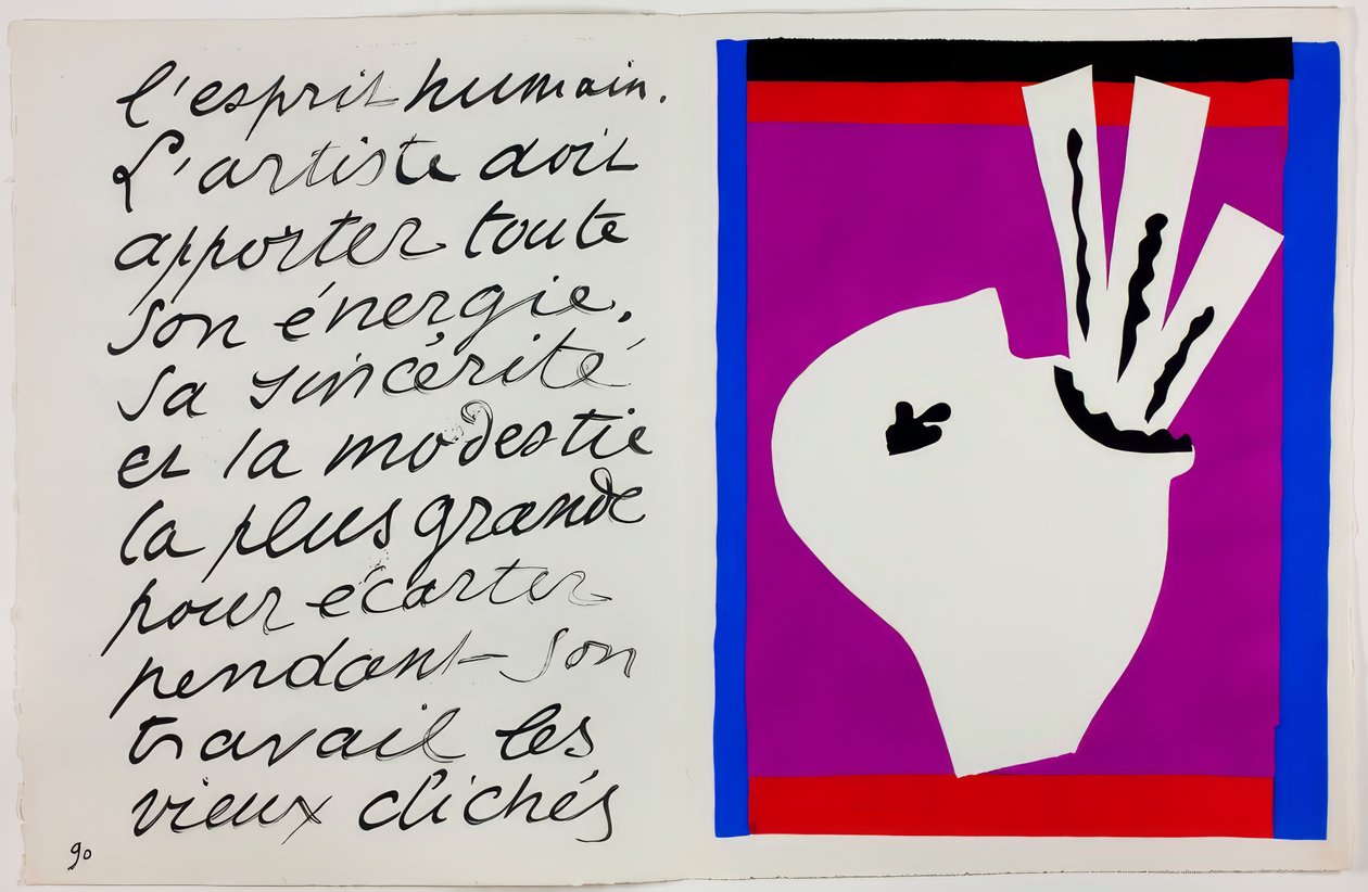 El tragador de espadas, de Jazz de Henri Matisse