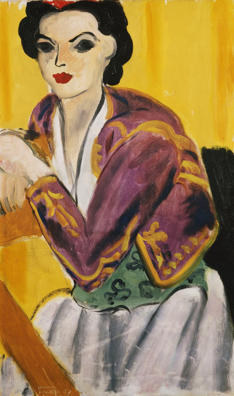Bolero violeta 1937 (óleo sobre lienzo) de Henri Matisse