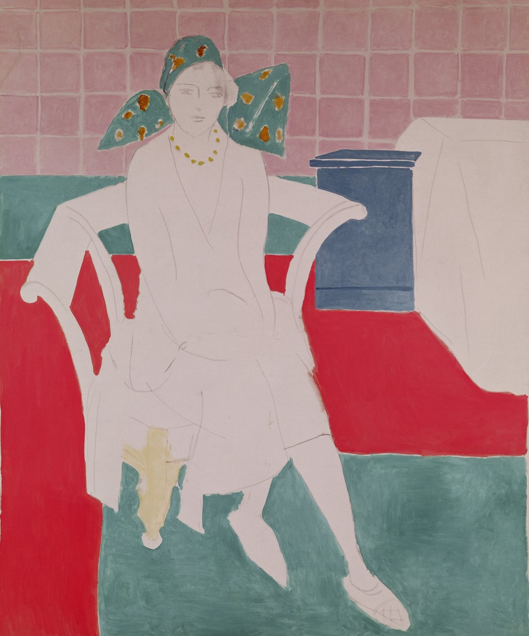 Mujer con sombrero de Madrás de Henri Matisse