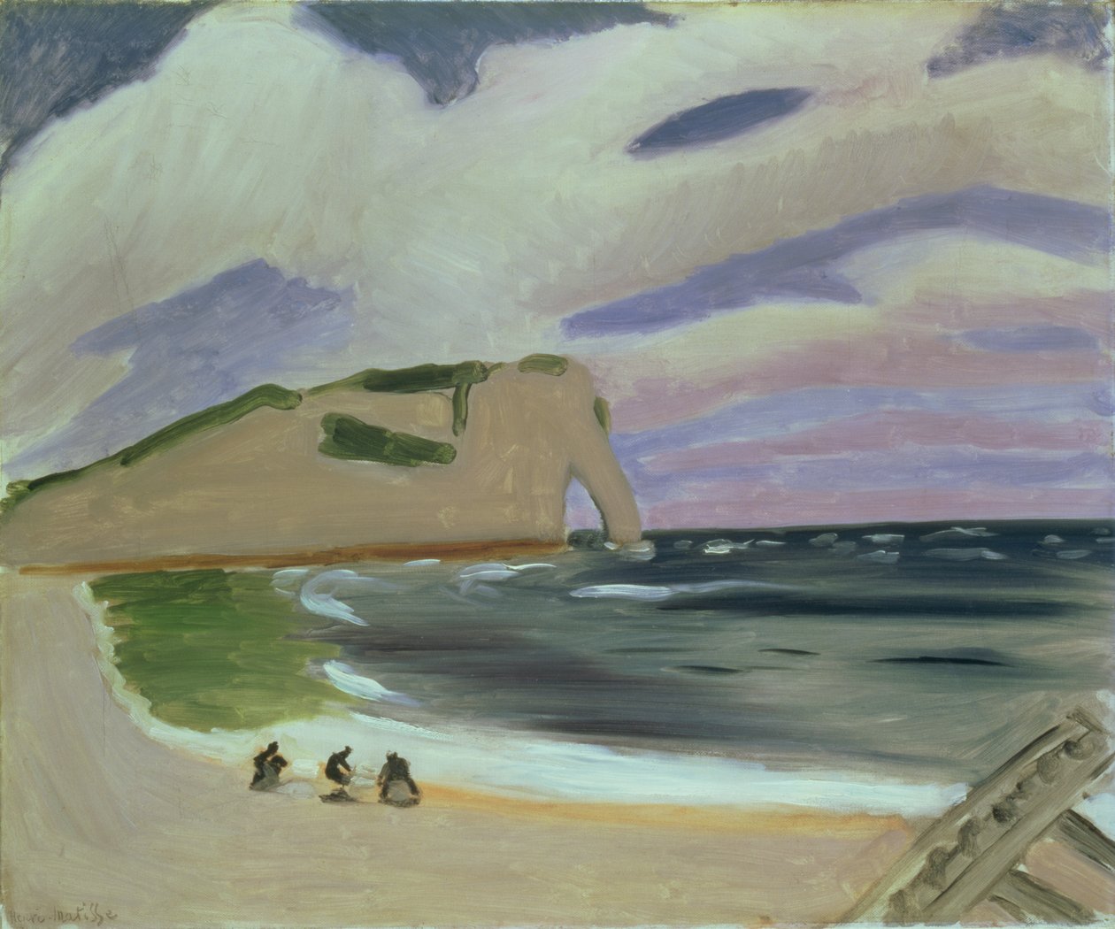 Mujeres en la playa, Etretat de Henri Matisse