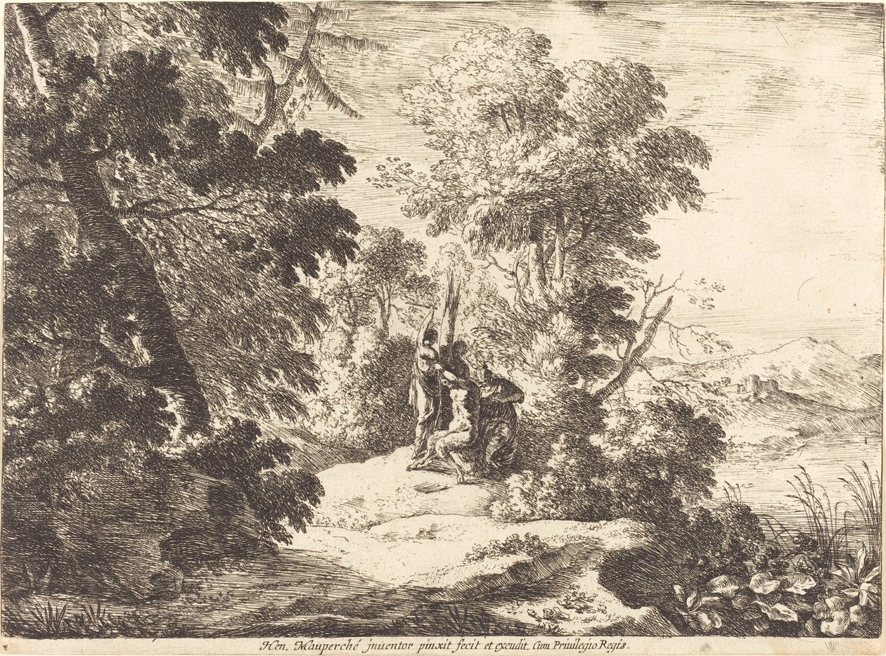 El desollamiento de Marsias de Henri Mauperche