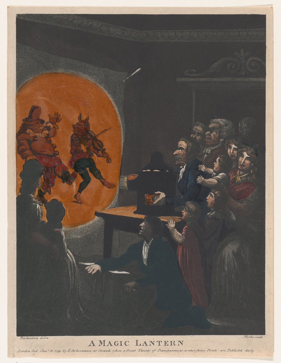 Una linterna mágica, 30 de enero de 1799 de Henri Merke