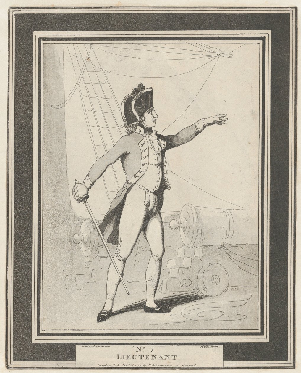 No. 7: Teniente, 15 de febrero de 1799 de Henri Merke