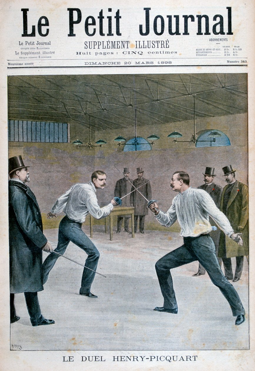 Duelo Henry-Picquart, 1898 de Henri Meyer