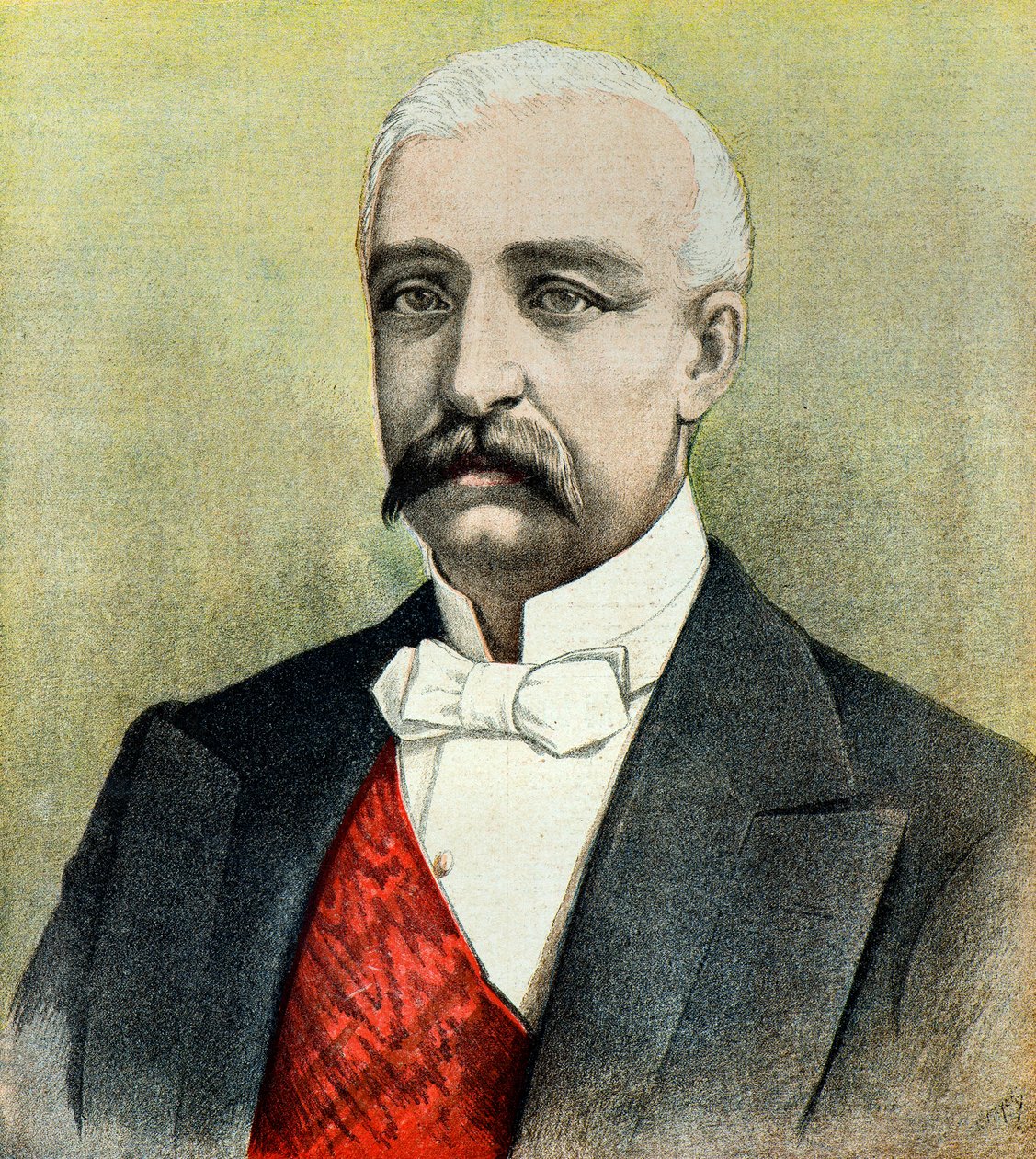 Retrato del Presidente francés Félix Faure de Henri Meyer