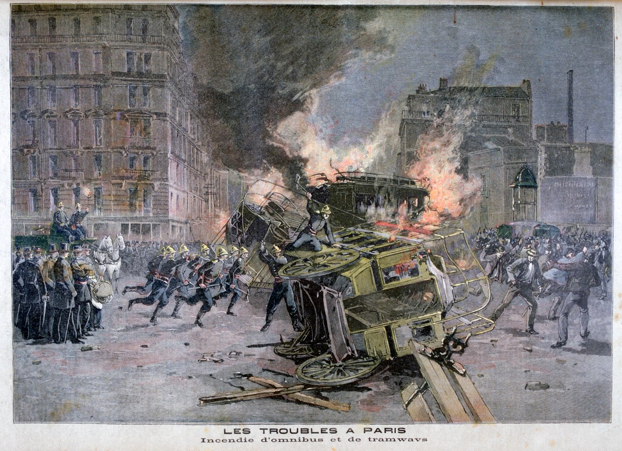 Disturbios en París, 1897 de Henri Meyer