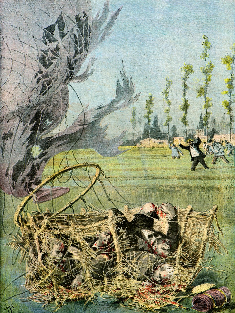 El desastre de Hal,1895 (Ilustración) de Henri Meyer