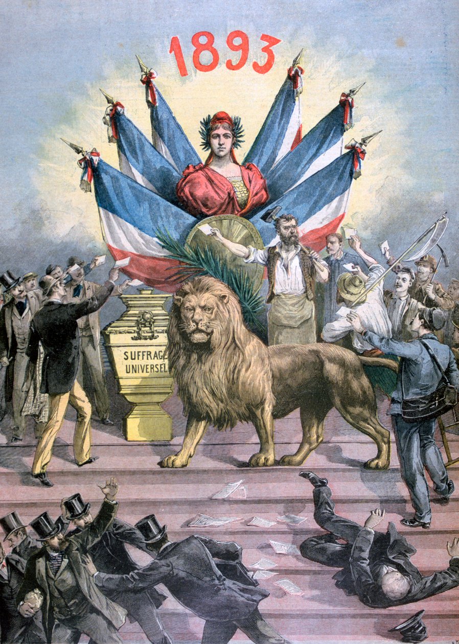 Sufragio universal, 1893 de Henri Meyer