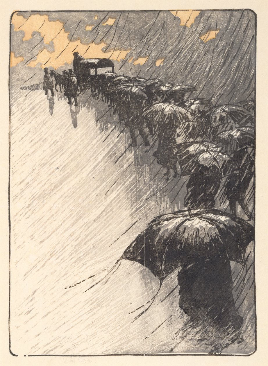 El entierro en Trestraou de Henri Rivière