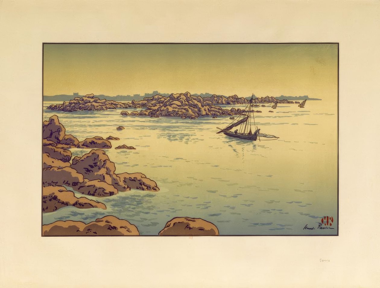 La bahía de Douarnenez de Henri Rivière
