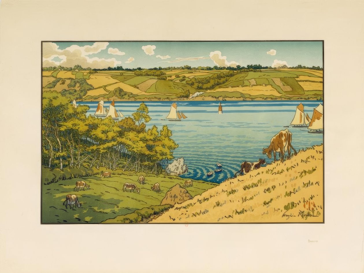 El Trieux en Kermarie de Henri Rivière