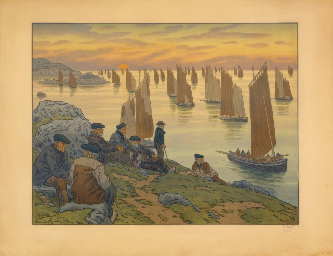 Los viejos de Henri Rivière