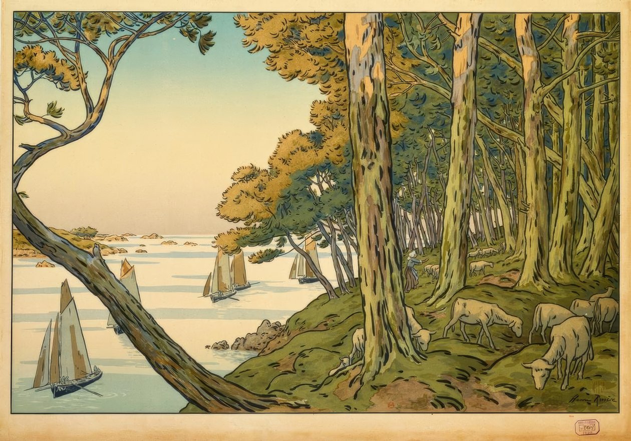 Noche de verano de Henri Rivière