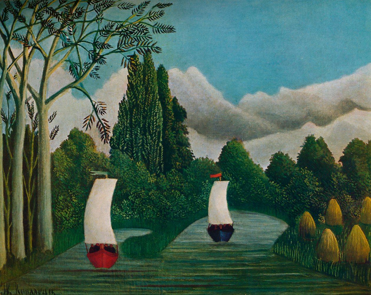 Orillas del Oise, 1905 de Henri Rousseau