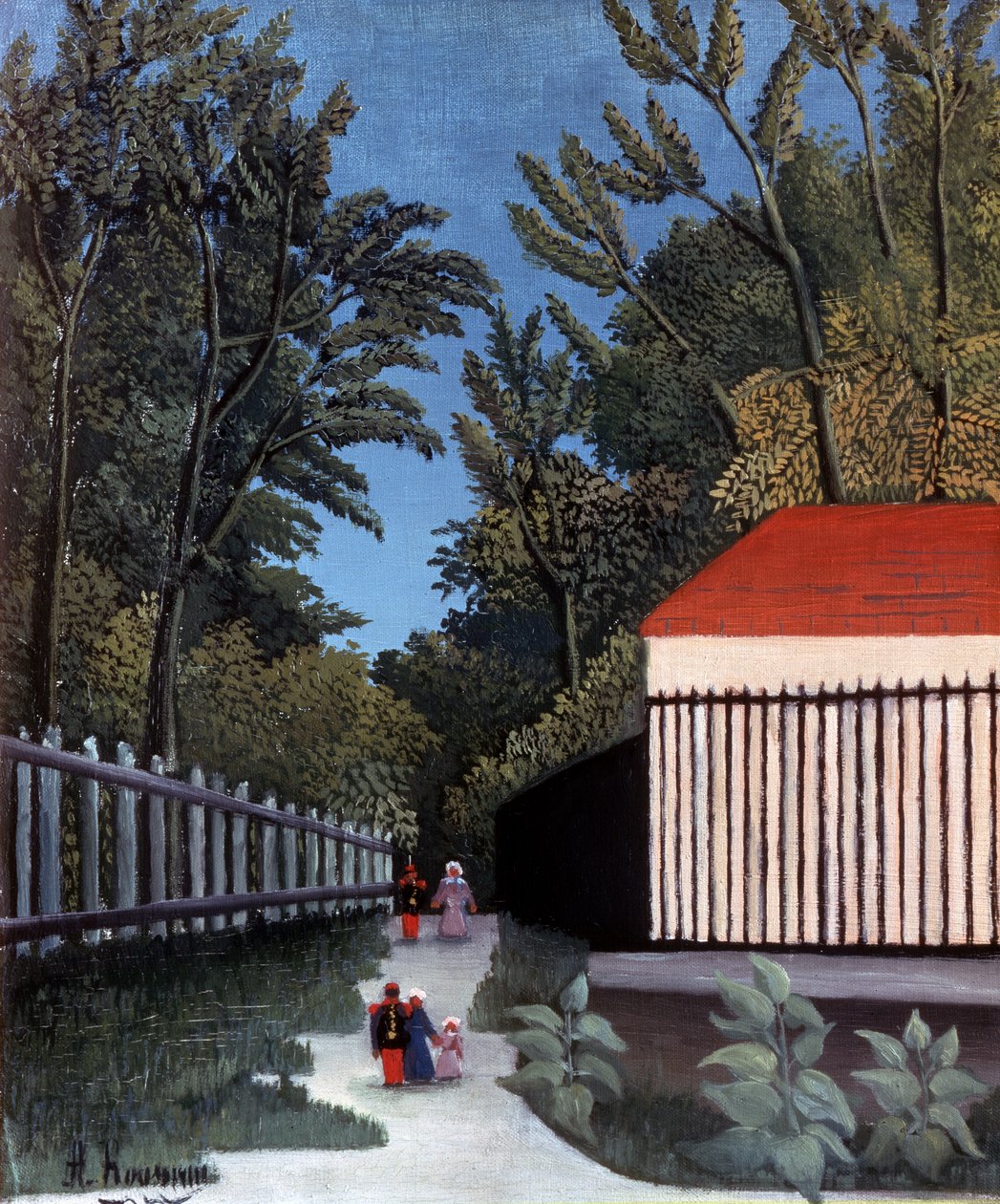 Vista del Parque Montsouris, 1910 de Henri Rousseau