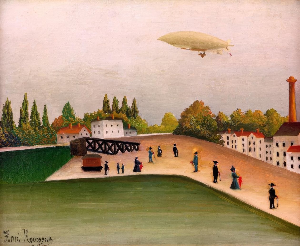 Vista del Quai d’Ivry de Henri Rousseau