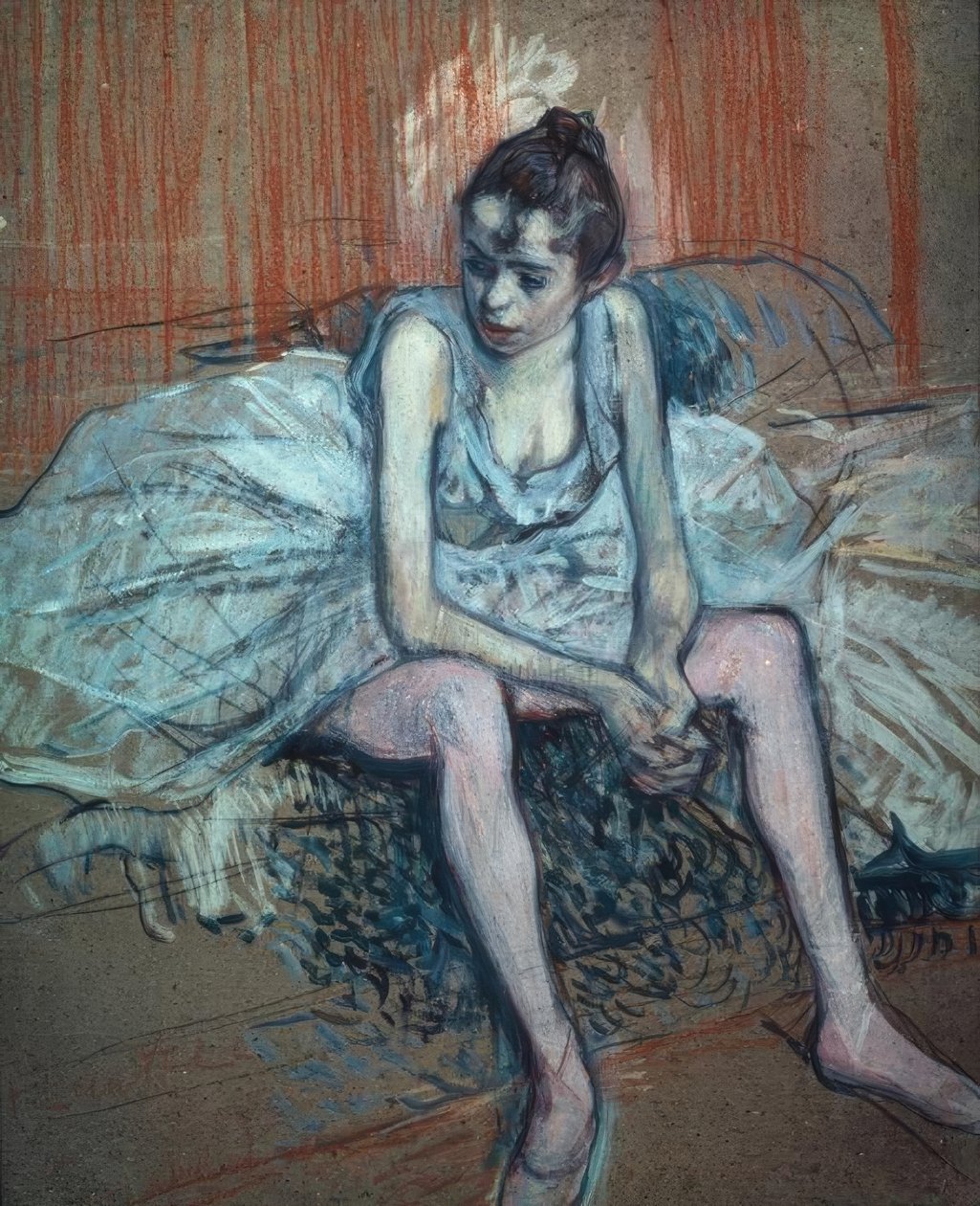 Bailarina sentada de Henri de Toulouse Lautrec