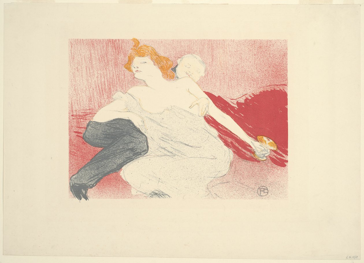 Libertinaje (segunda placa) de Henri de Toulouse Lautrec