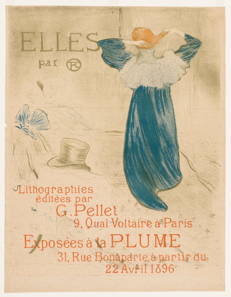 Elles: Frontispicio de Henri de Toulouse Lautrec