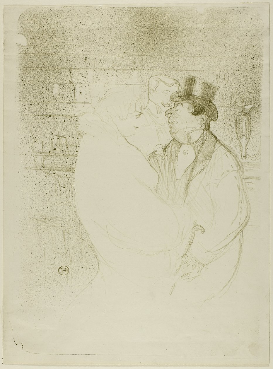Ida Heath en el Bar de Henri de Toulouse Lautrec