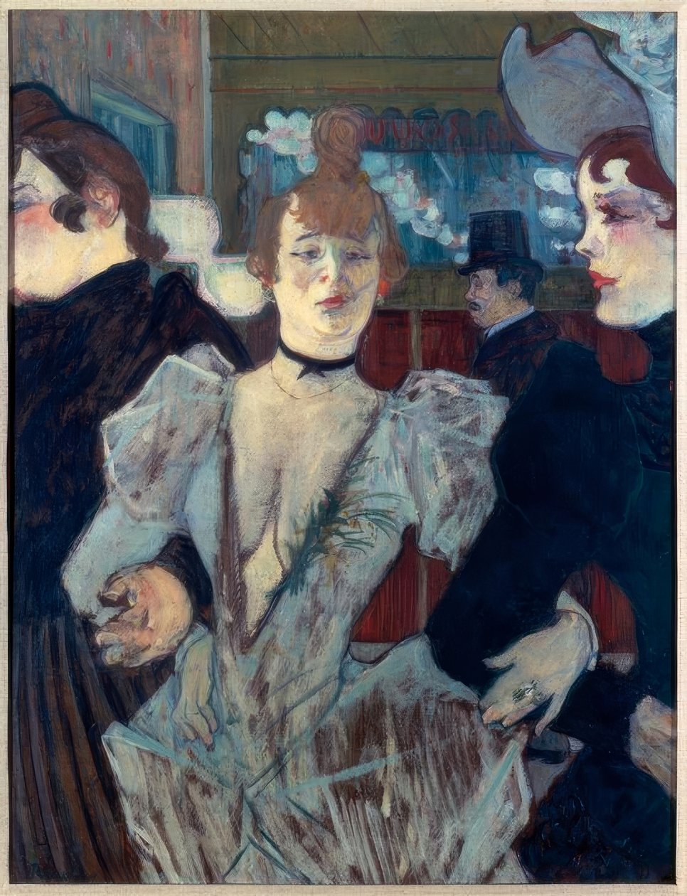 La Goulue en el Moulin-Rouge de Henri de Toulouse Lautrec