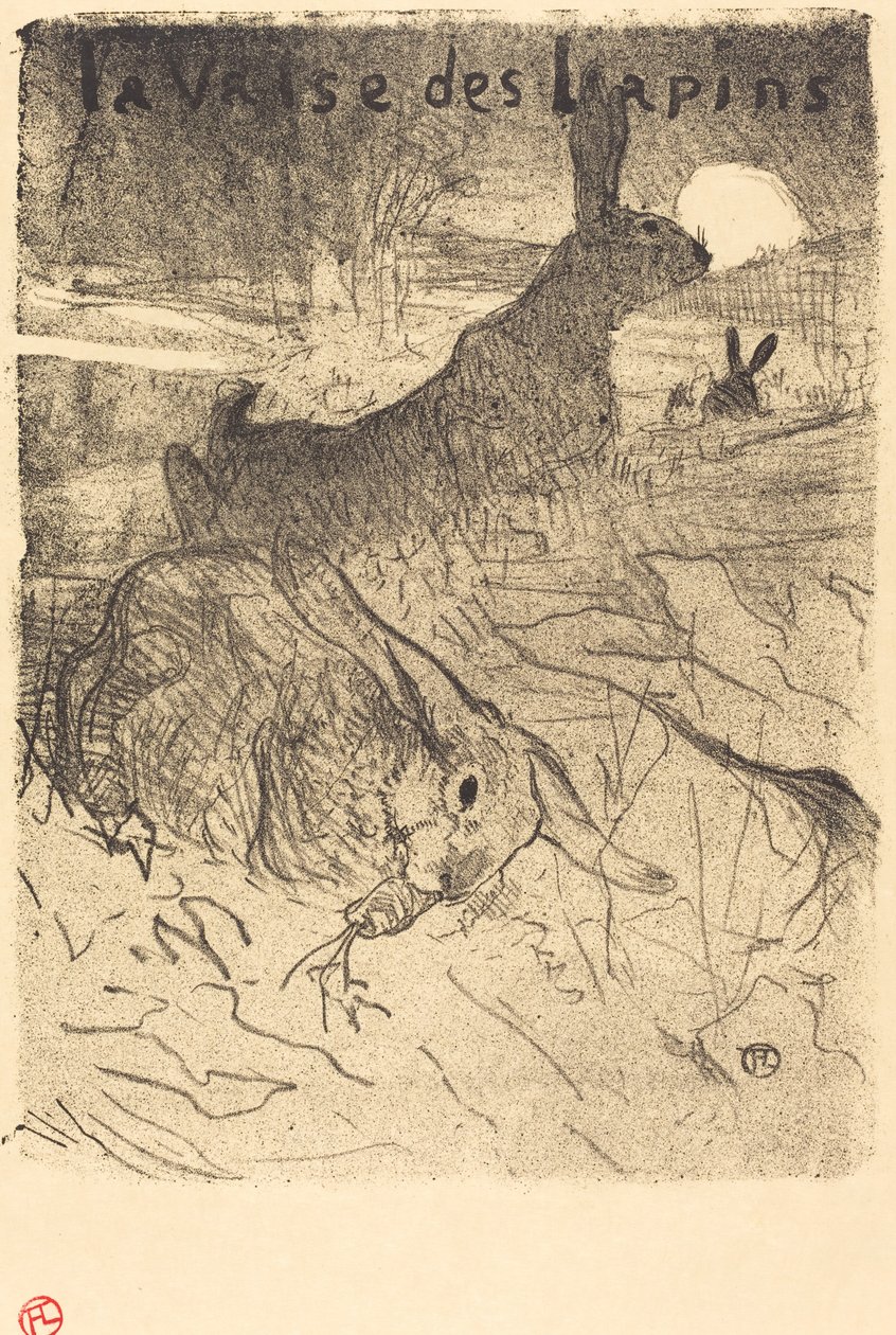 El vals de los conejos de Henri de Toulouse Lautrec