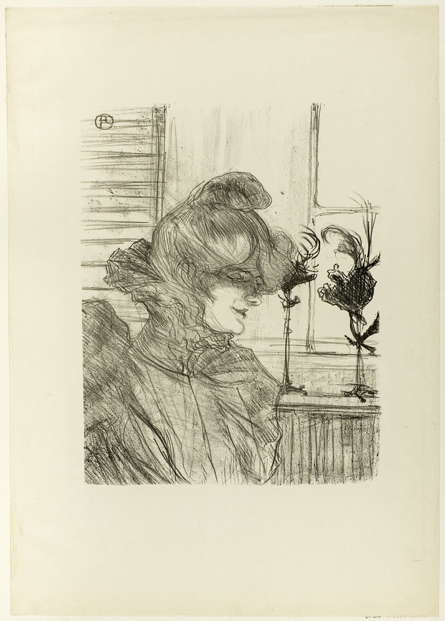 Le Margoin (Señorita Louise Blouet) de Henri de Toulouse Lautrec