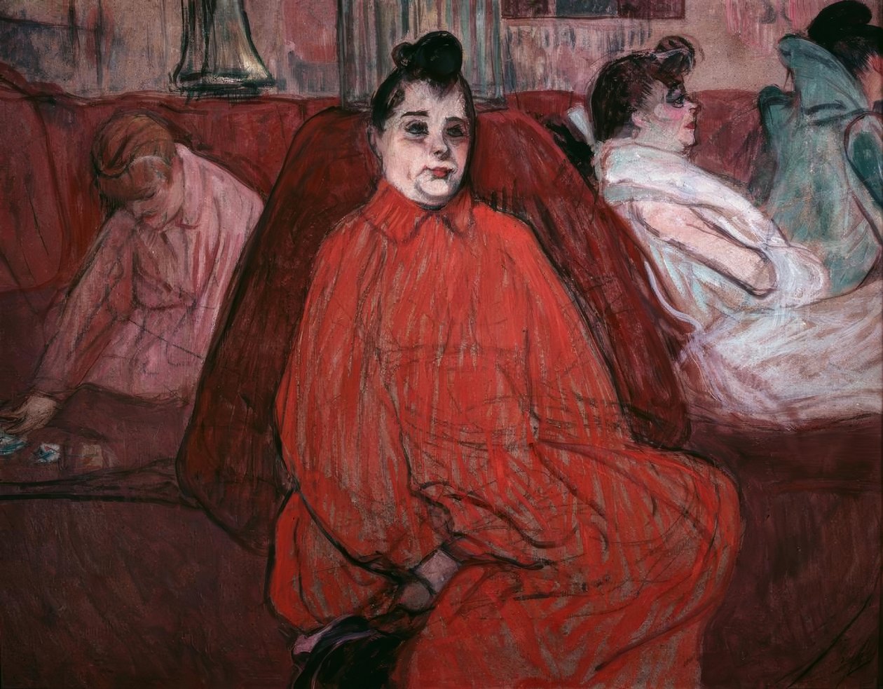 El diván (El sofá) de Henri de Toulouse Lautrec