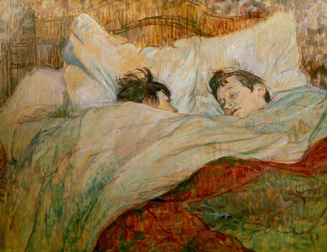 La cama de Henri de Toulouse Lautrec