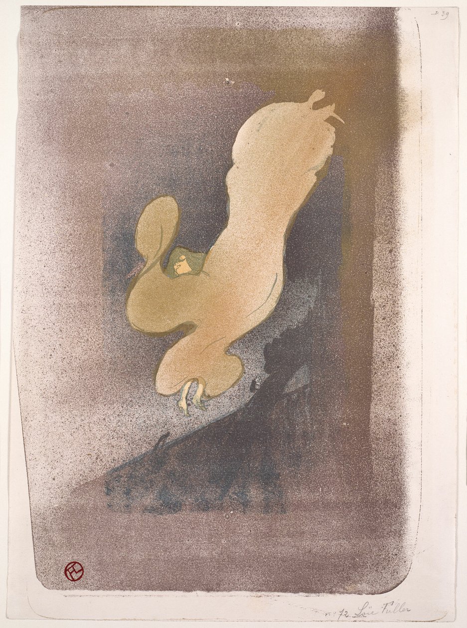 Señorita Loïe Fuller de Henri de Toulouse Lautrec