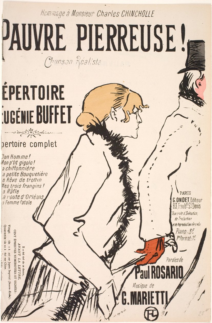 ¡Pobre Pierreuse! de Henri de Toulouse Lautrec
