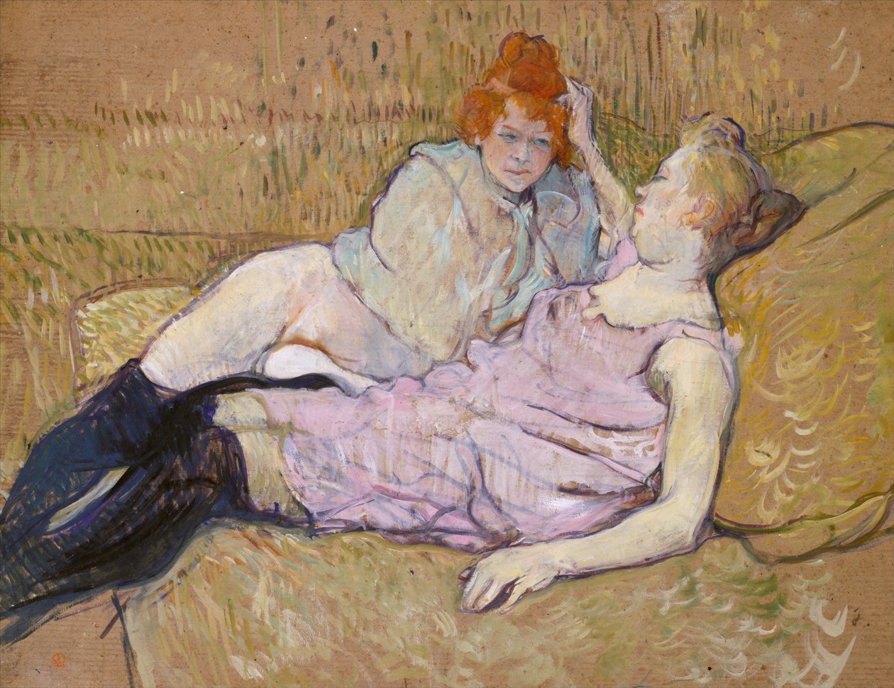 El sofá, ca. 1894-96 de Henri de Toulouse Lautrec