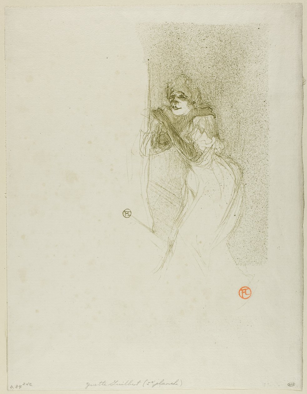 Yvette Guilbert de Henri de Toulouse Lautrec