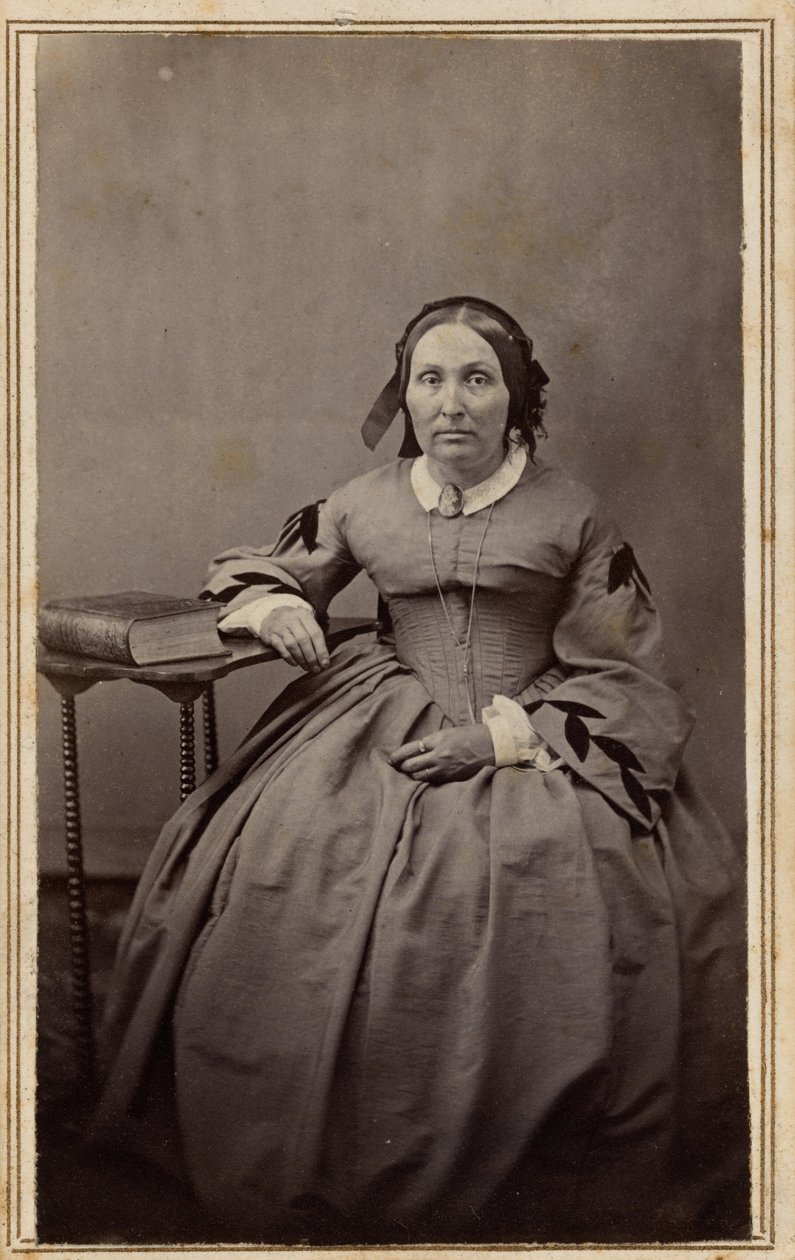 Retrato de mujer, 1860 (foto) de Henrietta M. Hart