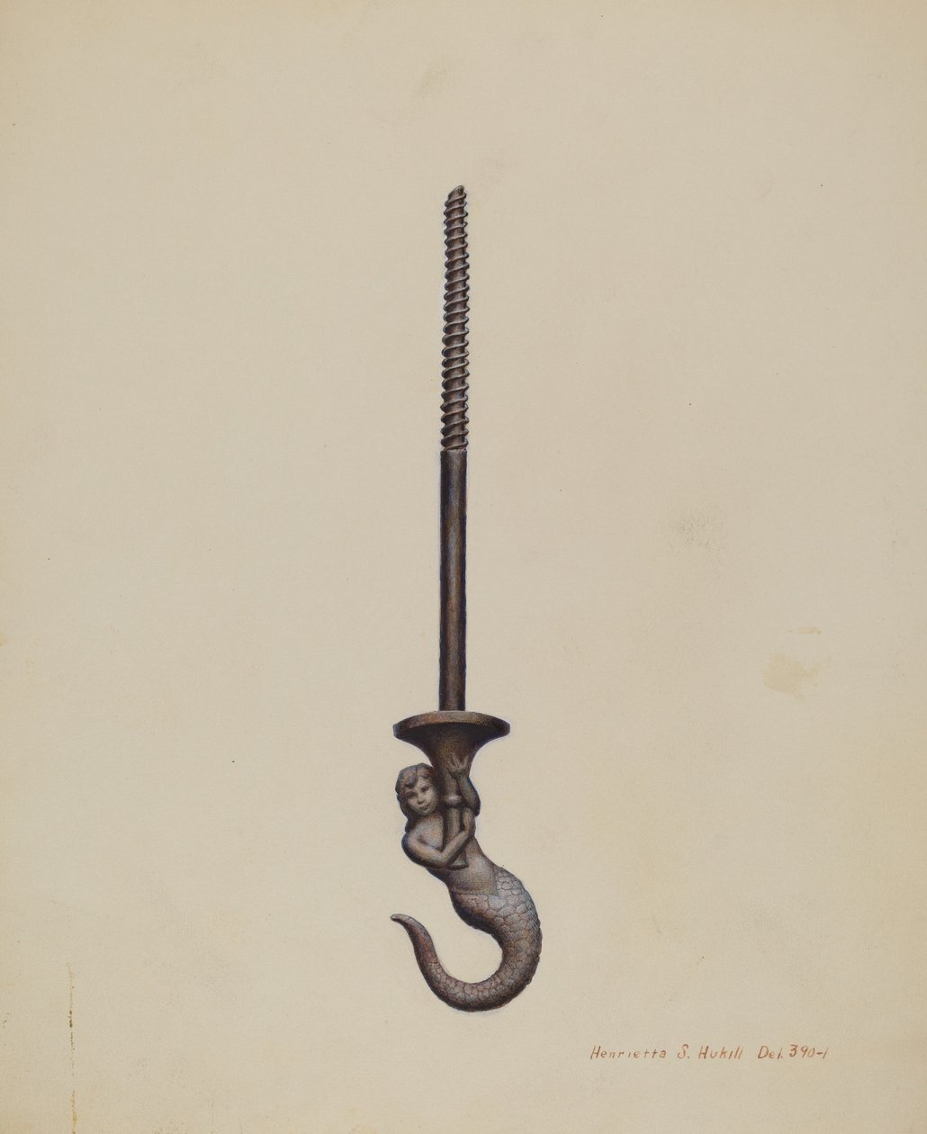 Gancho de techo de Henrietta S. Hukill