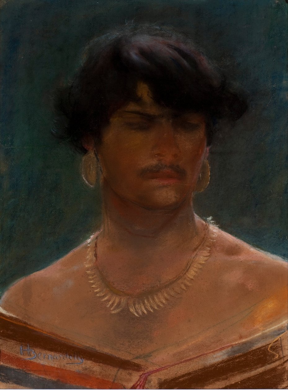 Cabeza de un Indio de Henrique Bernardelli