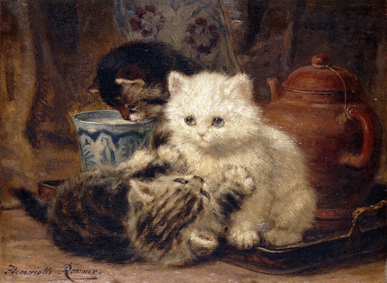 Té de la tarde de Henriëtte Ronner Knip