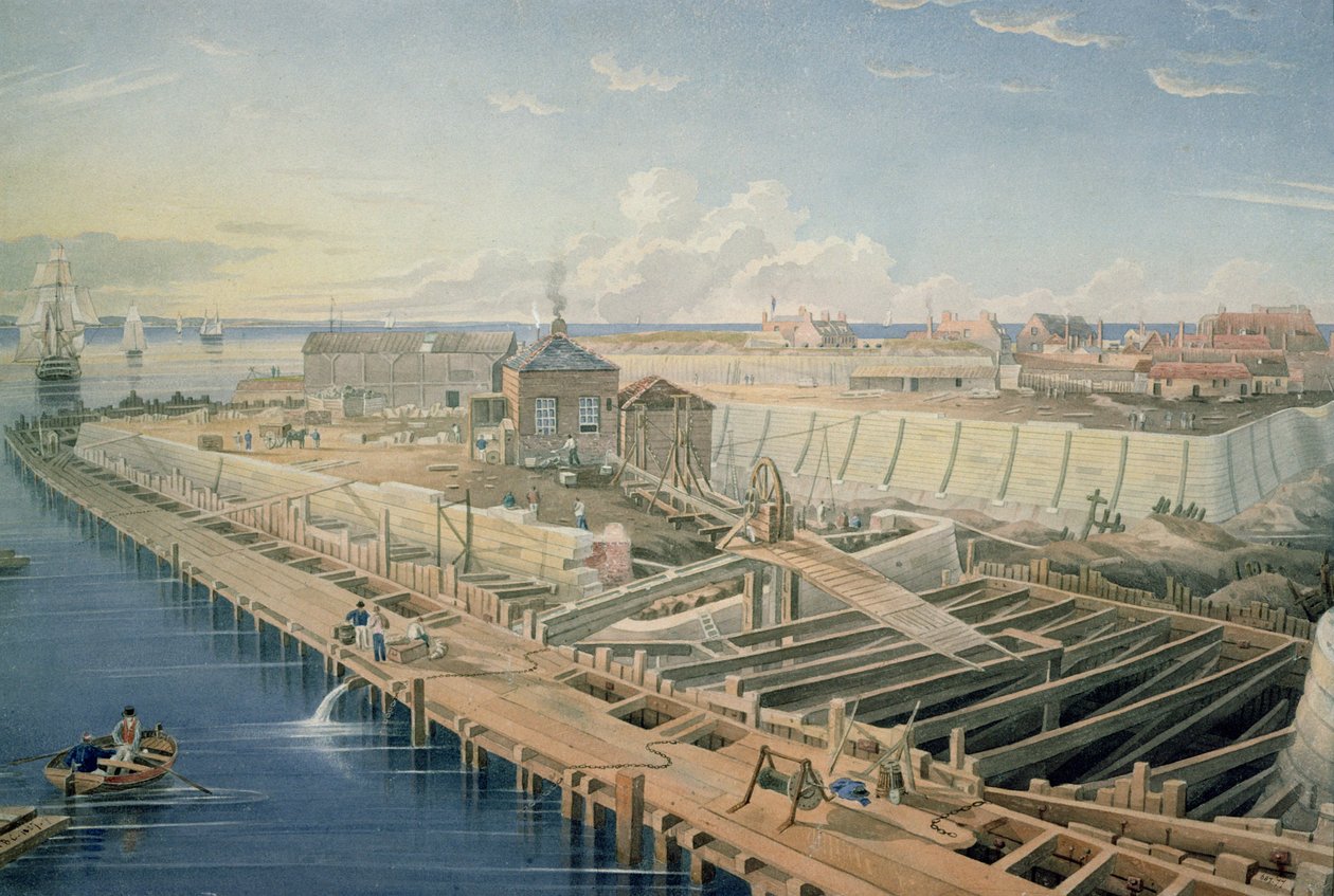Construcción de muelles de Henry Barlow Carter
