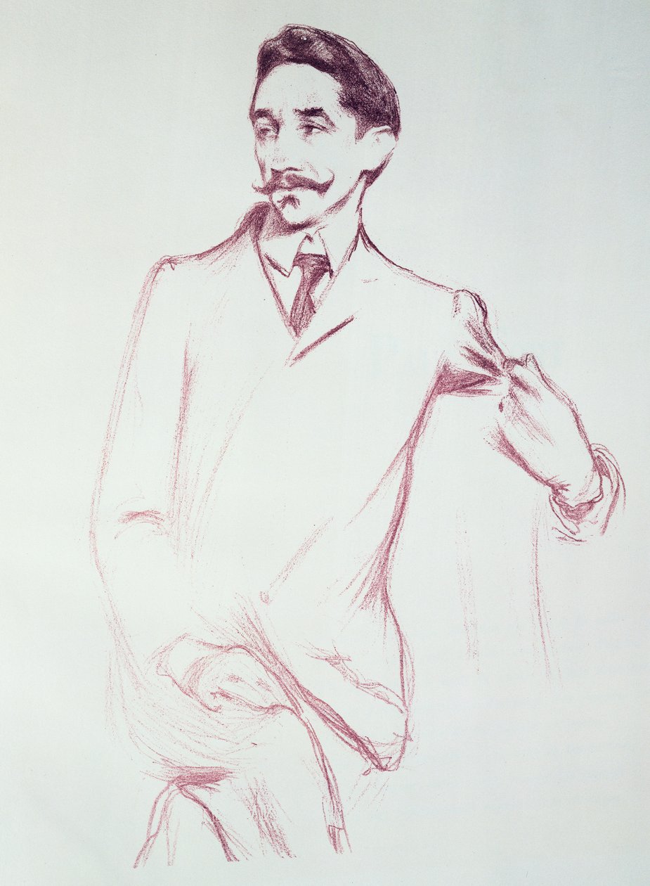 Retrato de Robert de Montesquiou (1855-1921) 1901 de Henry Bataille
