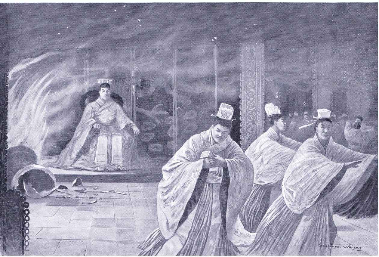 El emperador se quema en su palacio de Henry Charles Seppings Wright