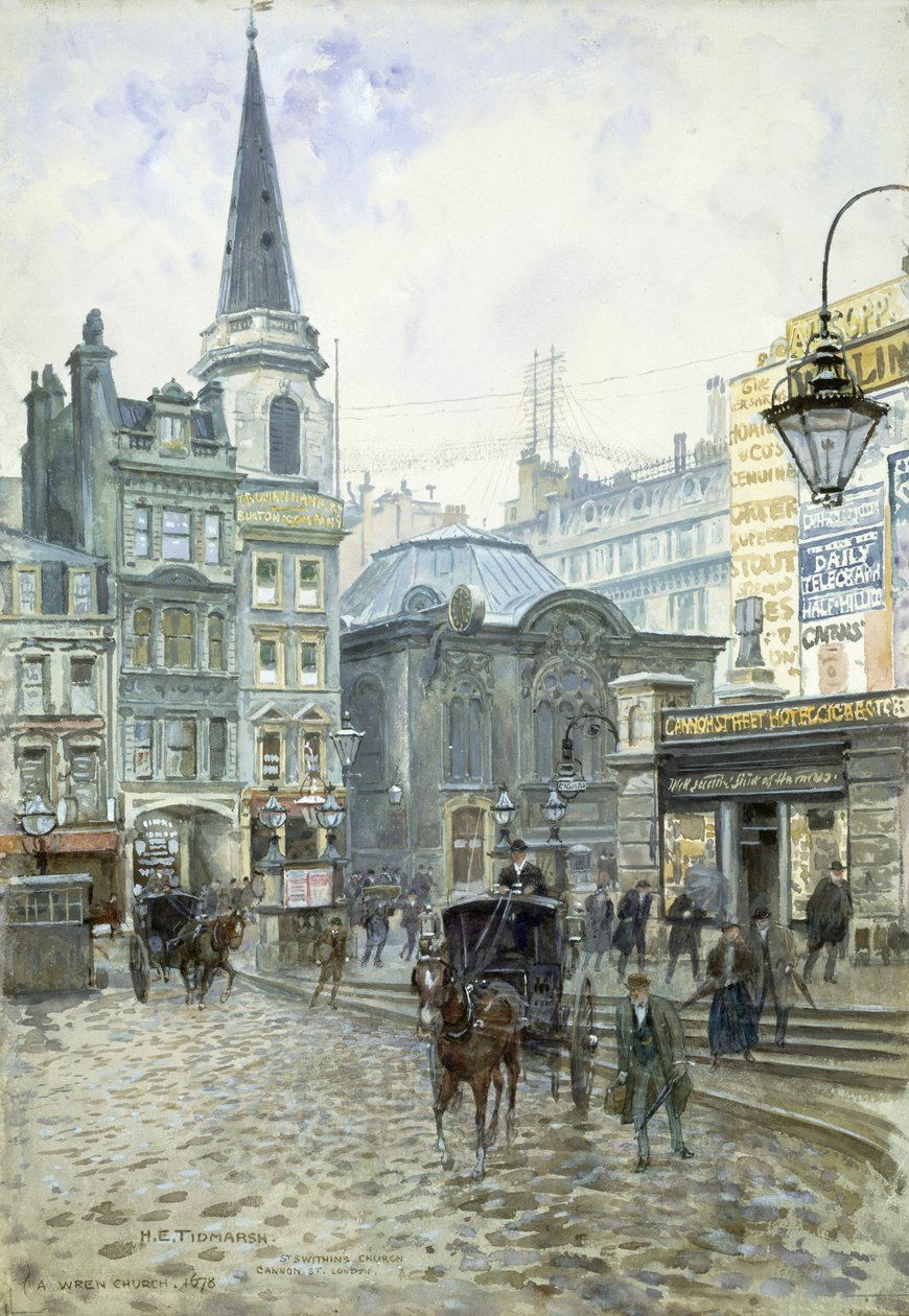 Iglesia de San Swithin: Cannon Street de Henry Edward Tidmarsh