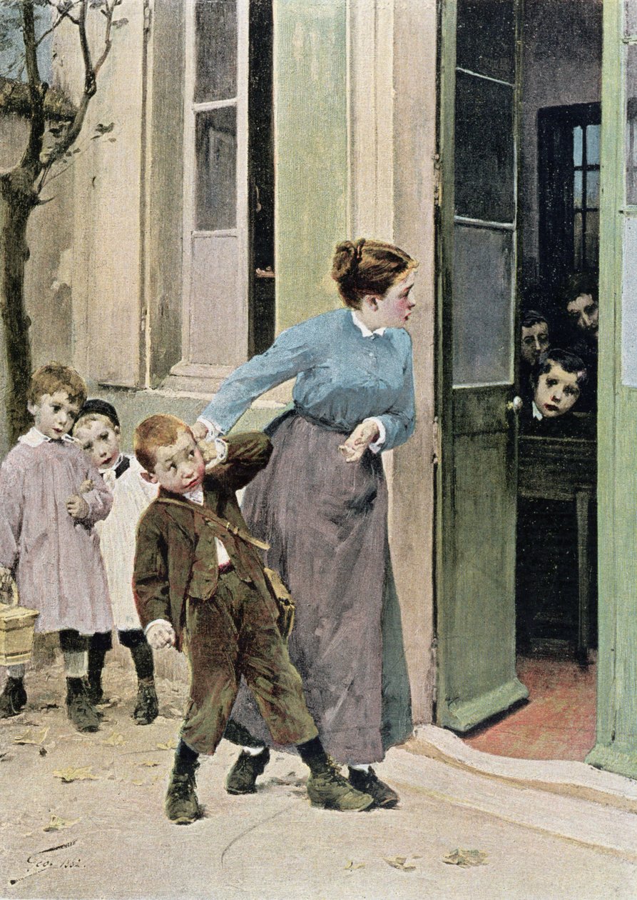 Educación obligatoria, 1882 de Henri Jules Jean Geoffroy