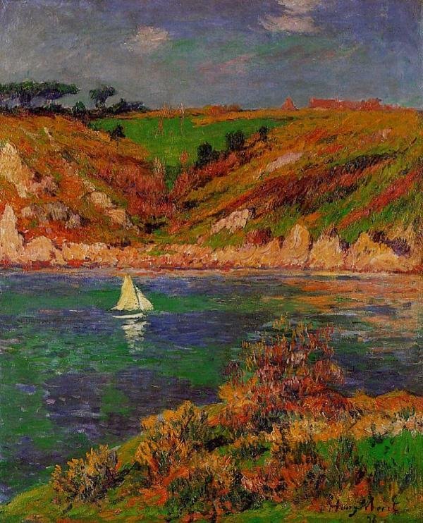 Veleros en Bretaña de Henry Moret