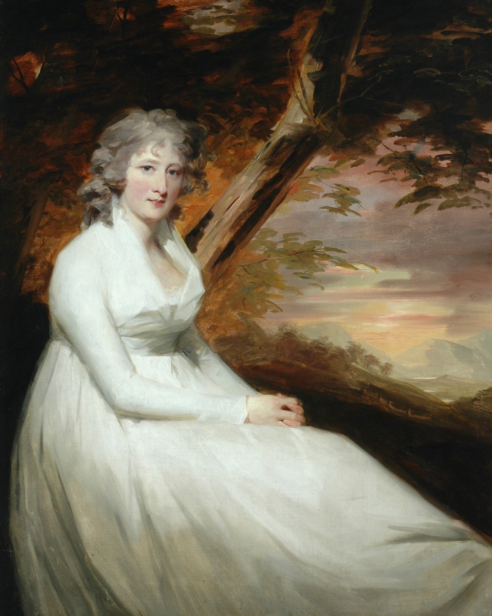 Sra. Anne Stewart de St Fort de Henry Raeburn