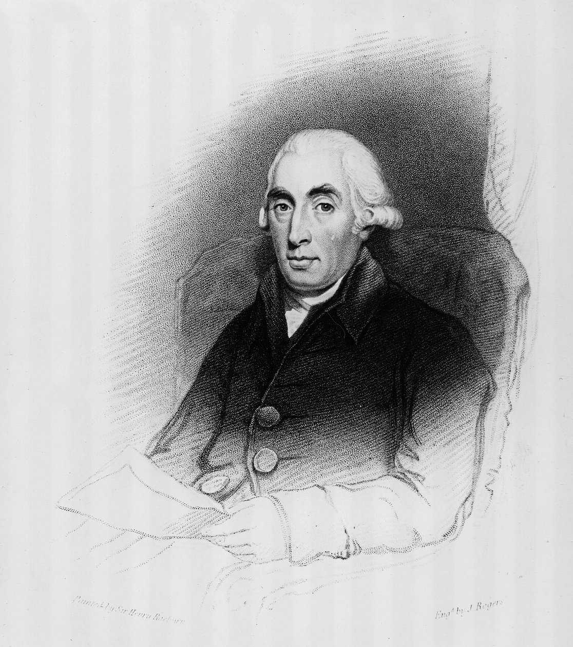 Retrato de Joseph Black (1728-99) de Henry Raeburn