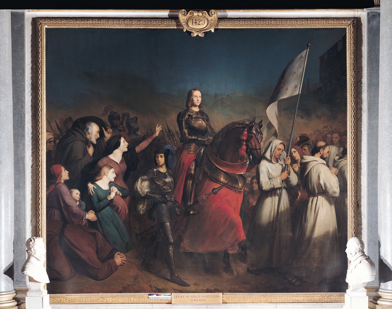 La Entrada de Juana de Arco (1412-31) en Orleans, 8 de mayo de 1429, 1843 de Henry Scheffer