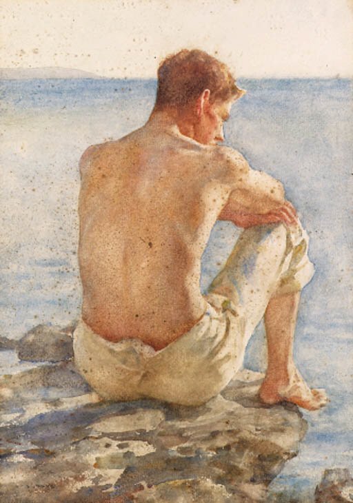 Charlie Mitchell de Henry Scott Tuke